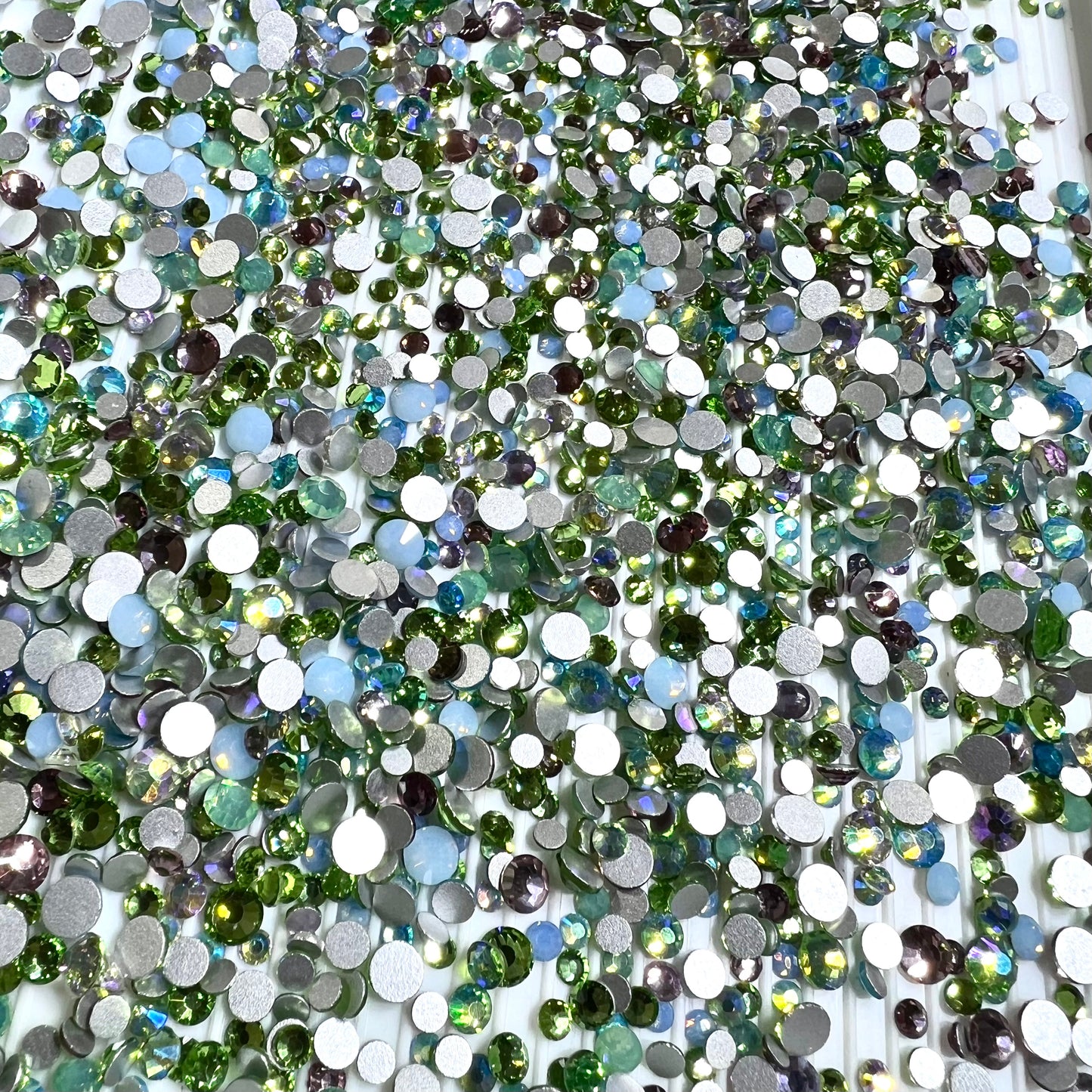 Glass Scatter - Penelope Dress Green Blue