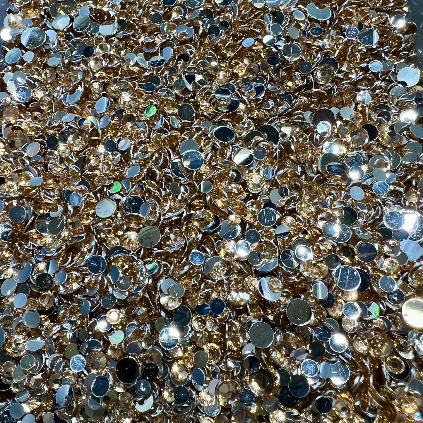 Peach Rhinestones 2mm - 6mm You pick Size