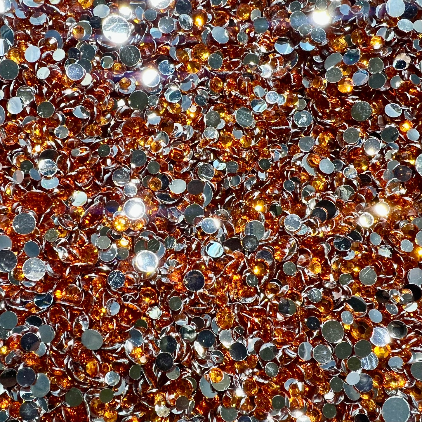 *Silver Back Resin Rhinestone Scoop