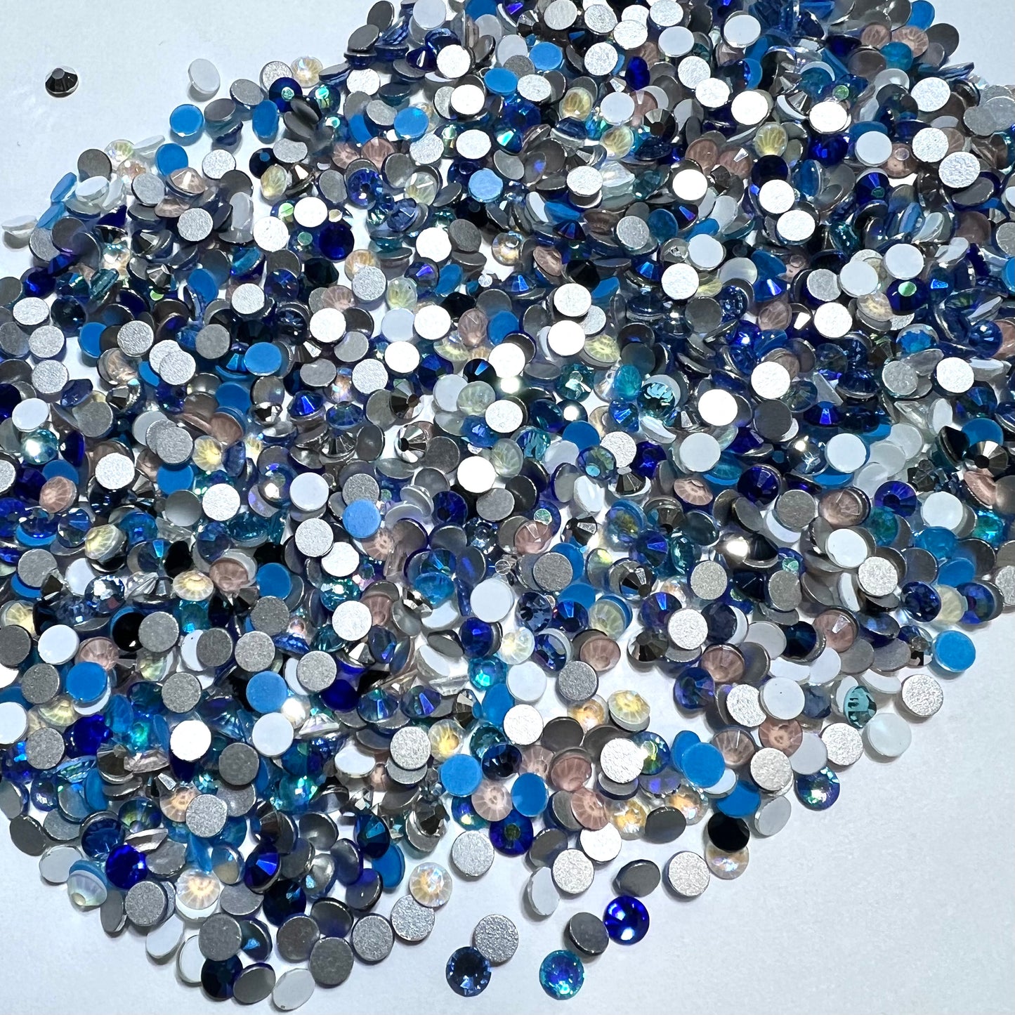 Cowboy Denim Glass Kaleidoscope Mix