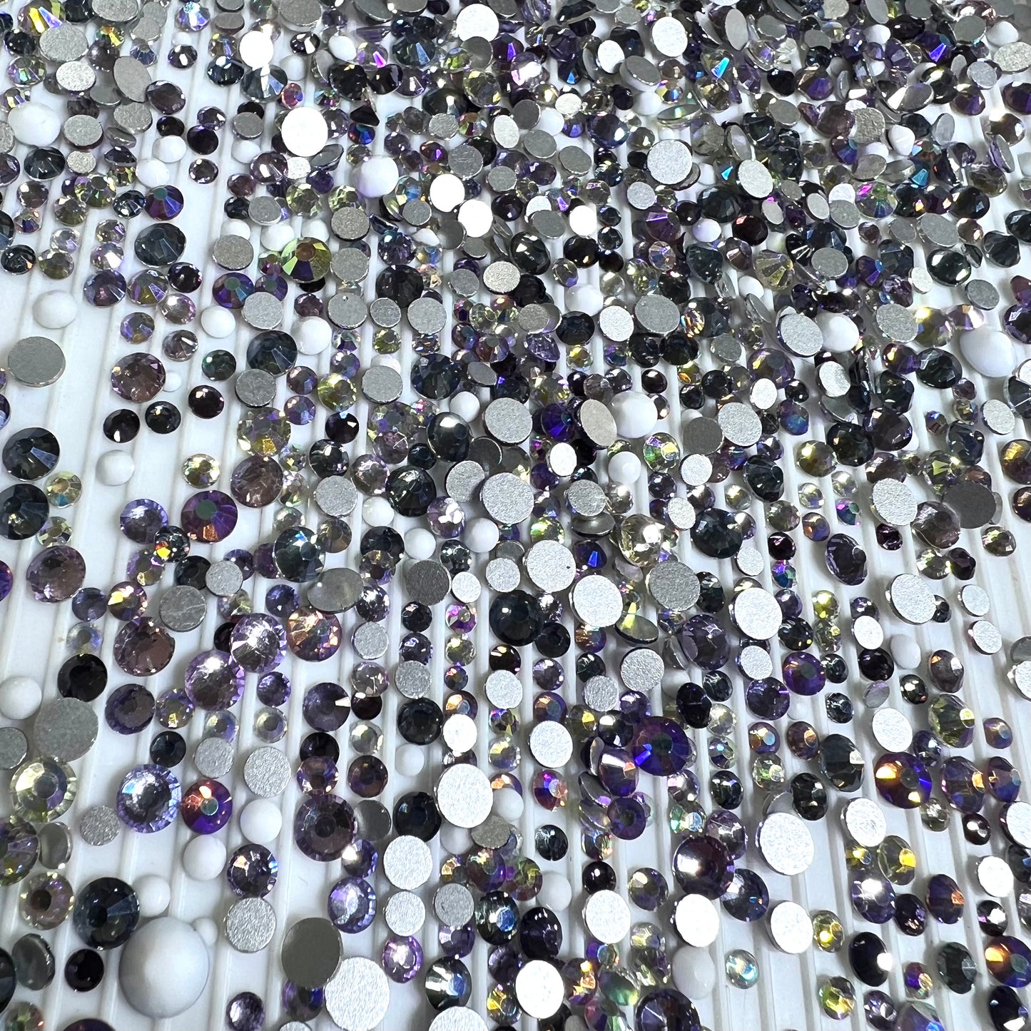 Lady Lavender Glass Scatter Mix