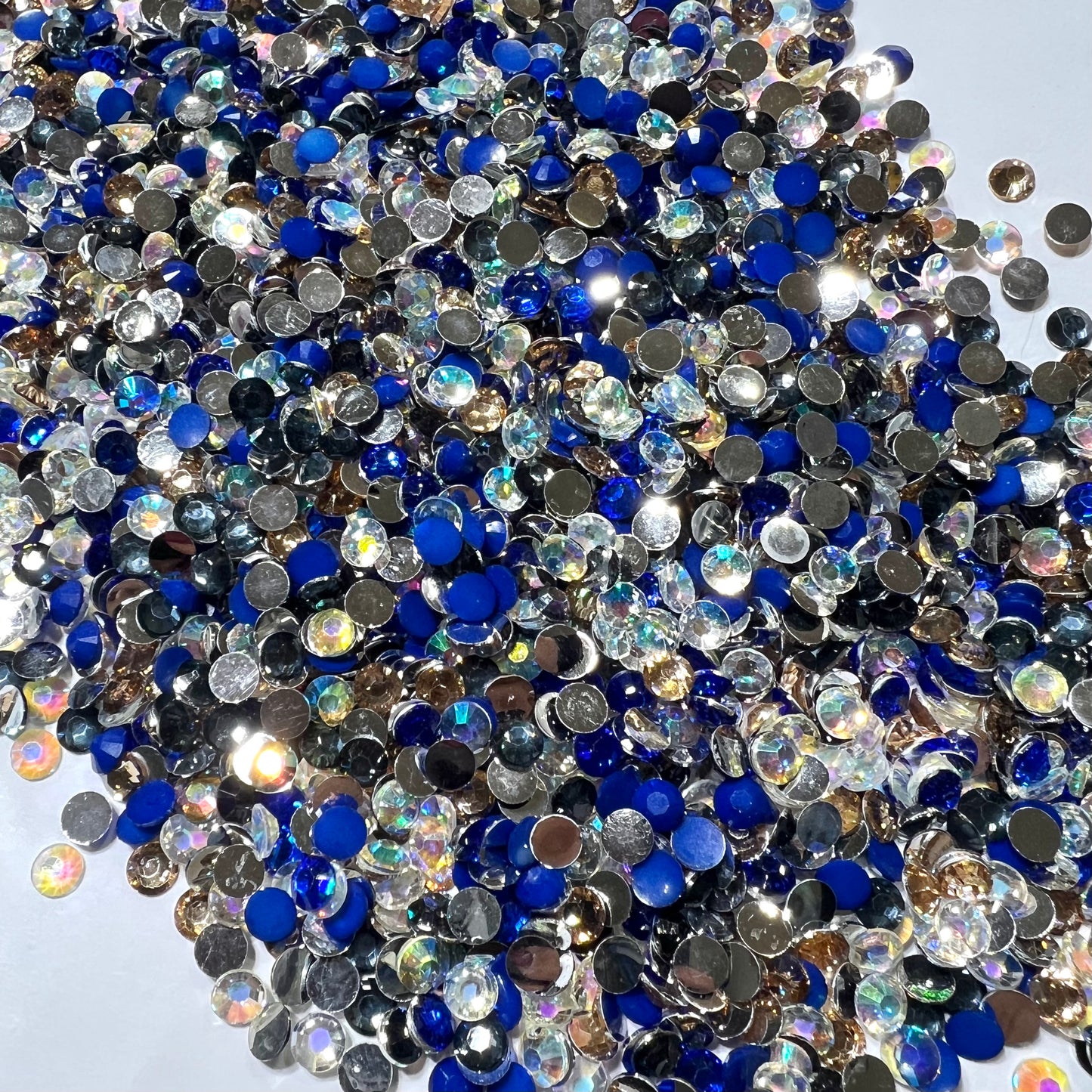 Khaki Blue Kaleidoscope Mix