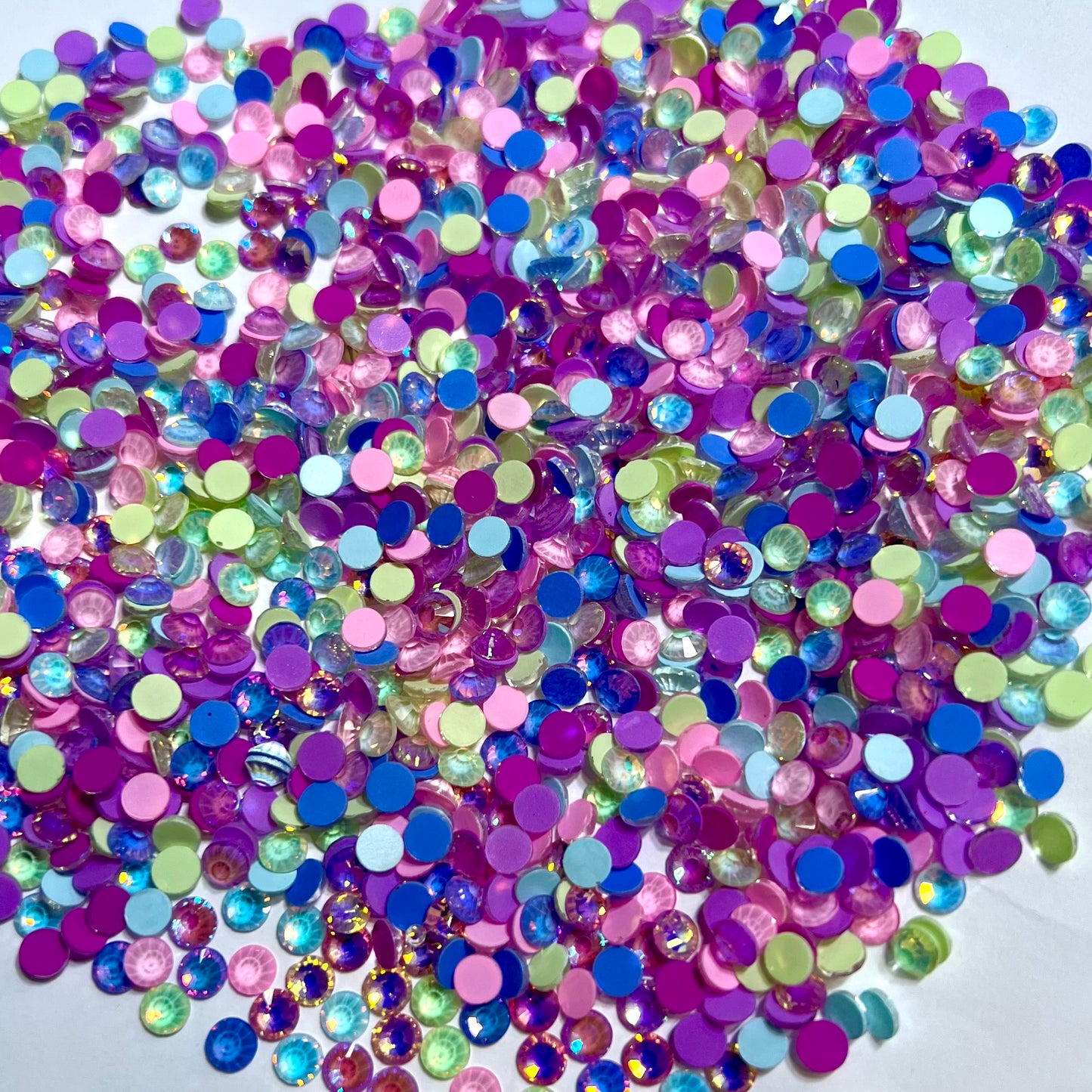 Pixie Pastel Glass Kaleidoscope Mix
