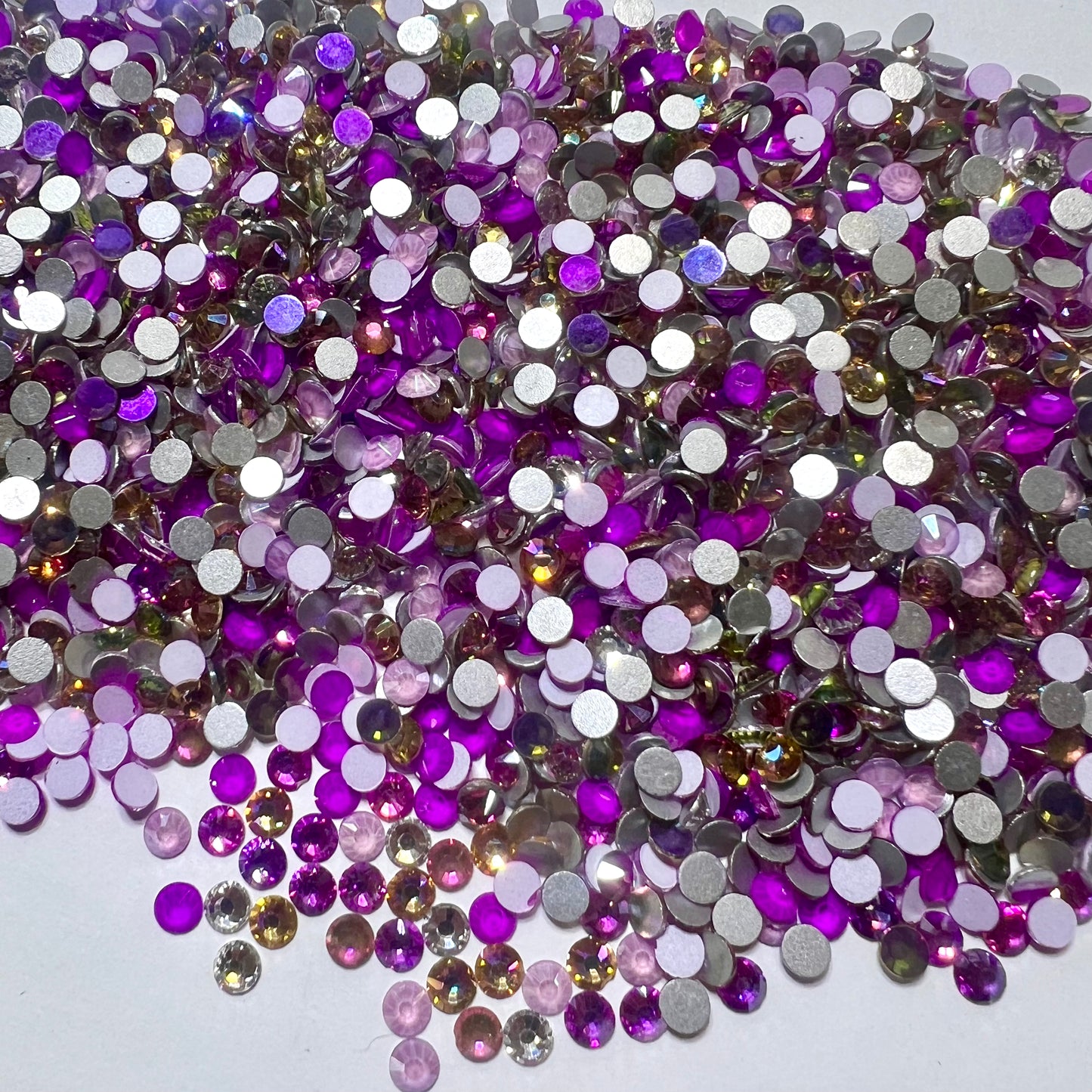 Purple Demon Glass Kaleidoscope Mix