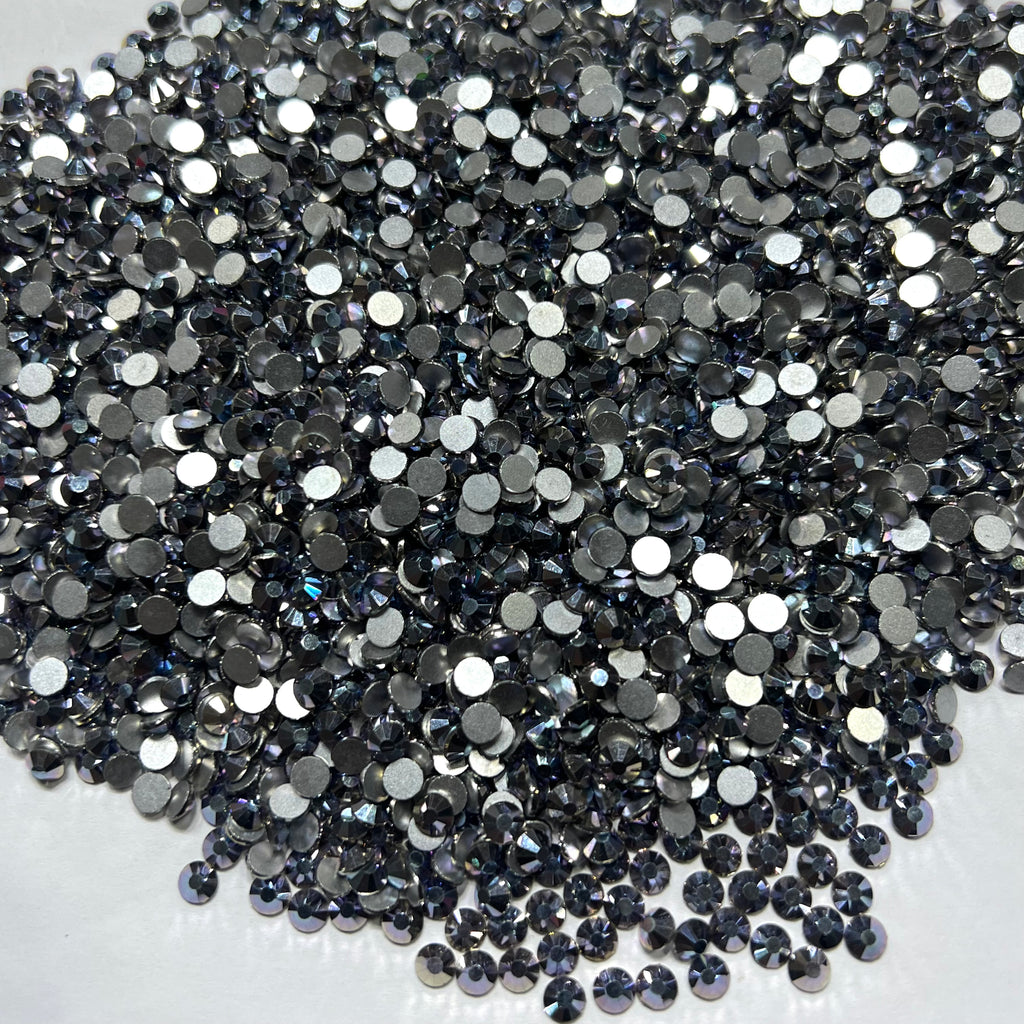Light purple Hematite Glass Stones