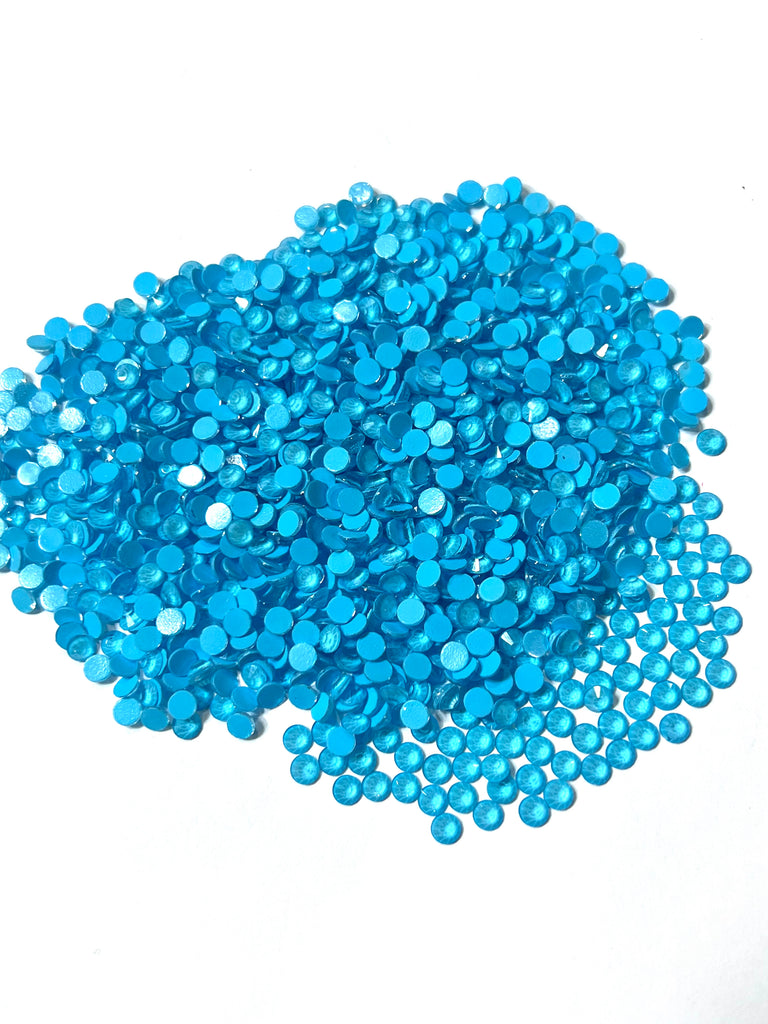 Frosty Aqua Glass