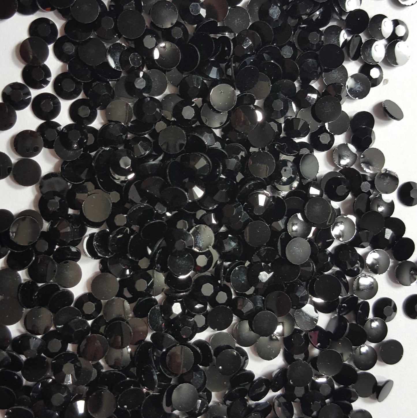 Black Rhinestones 2mm - 6mm You pick Size
