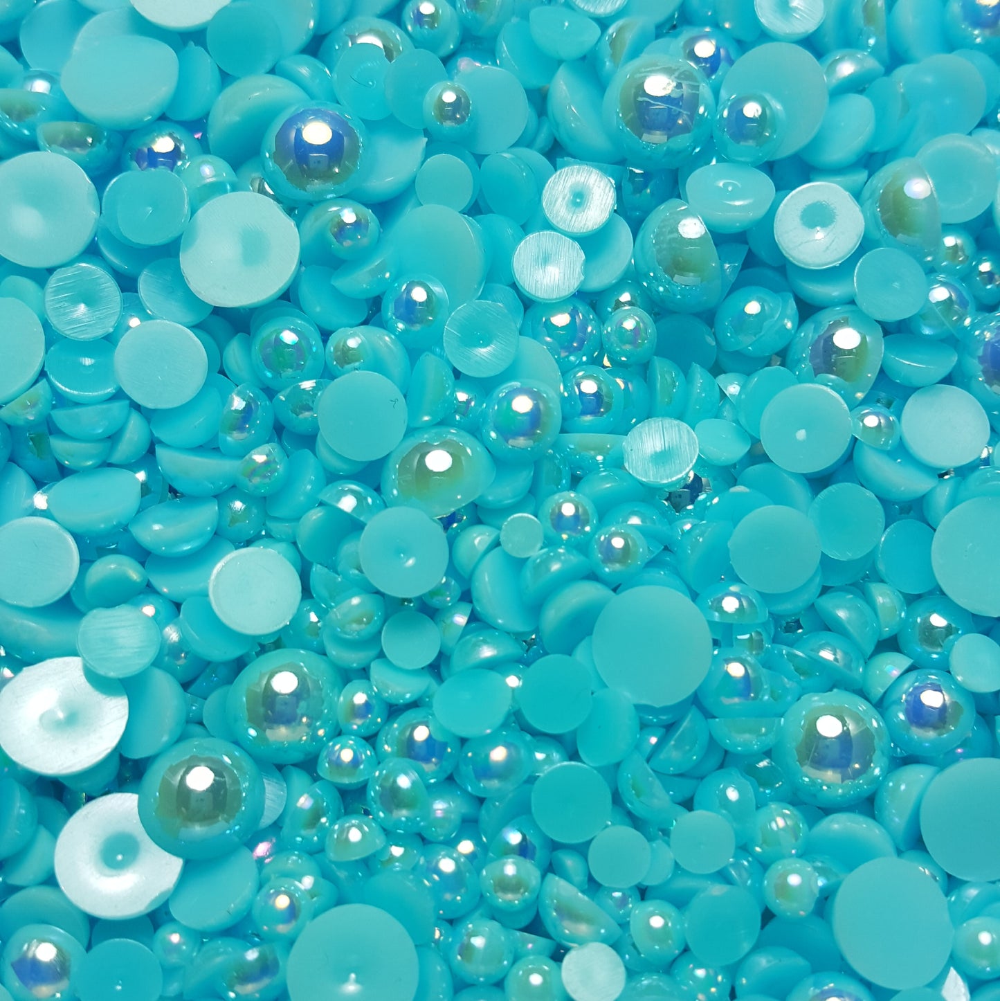 Light Blue Ab Pearls