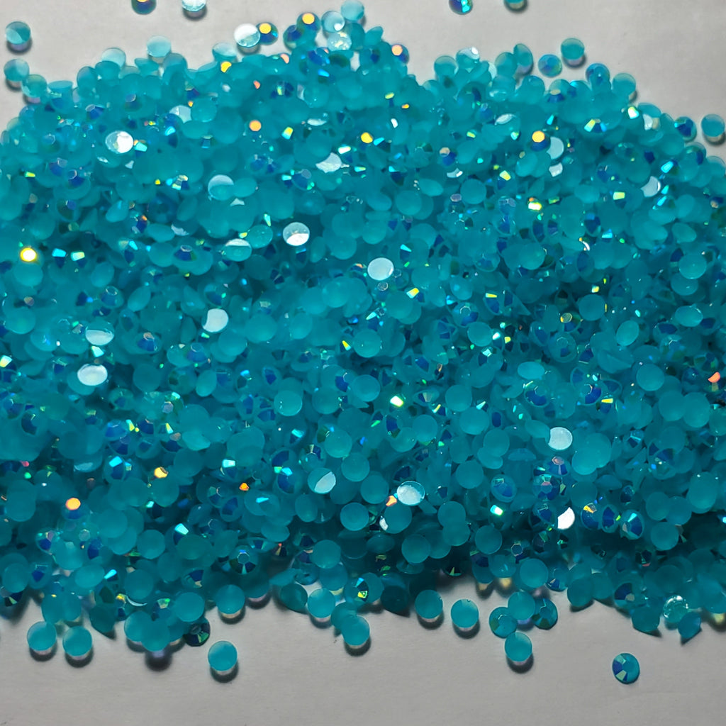 Aqua ab Rhinestones 2mm-6mm you select size