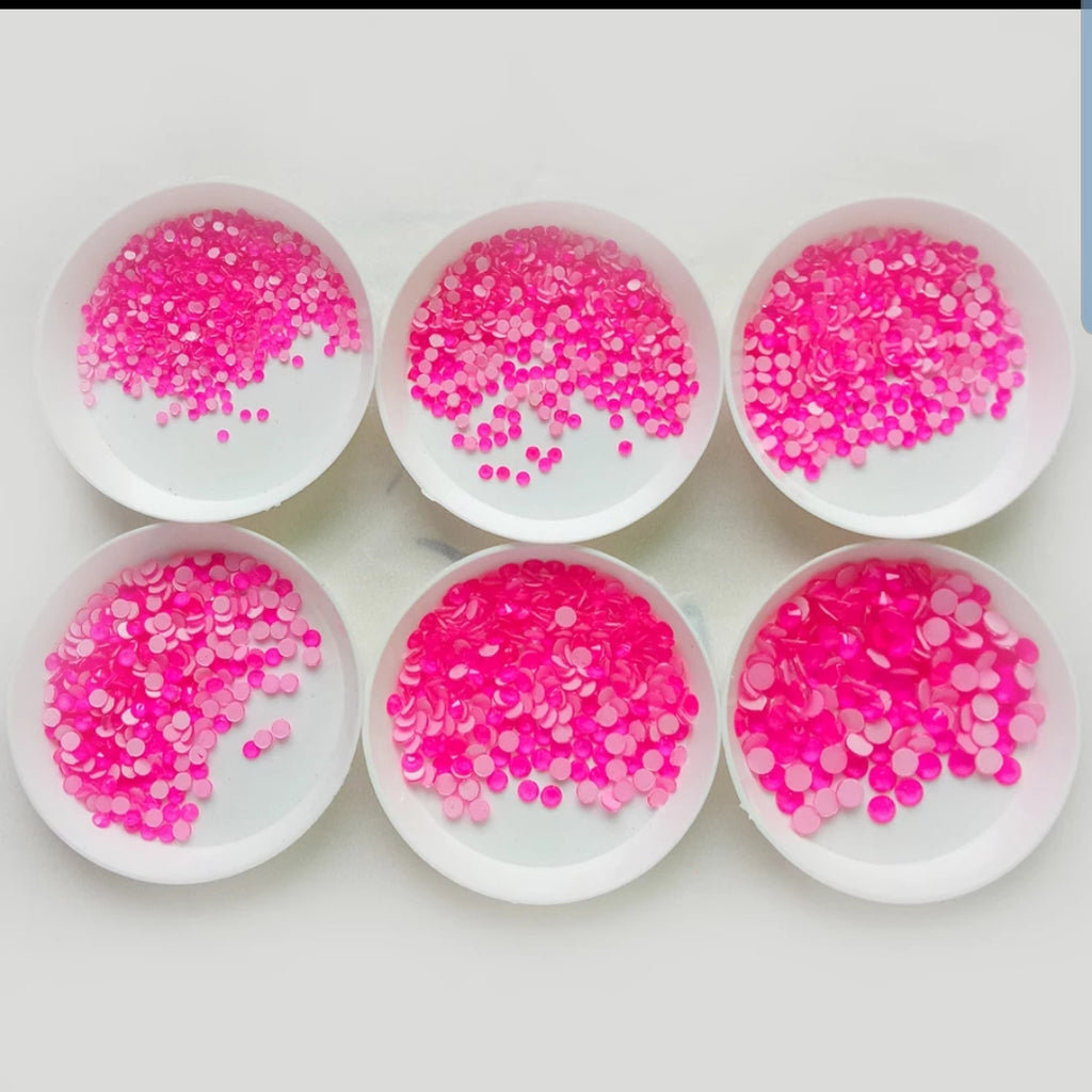 Neon Hot Pink Glass