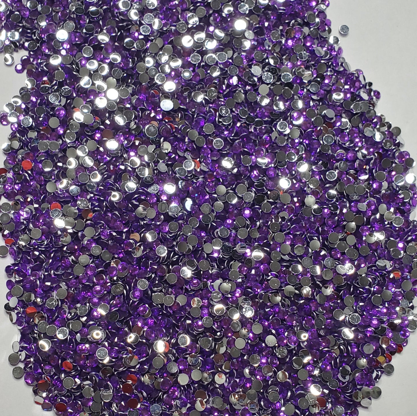 Plum Rhinestones 2mm - 6mm You pick Size