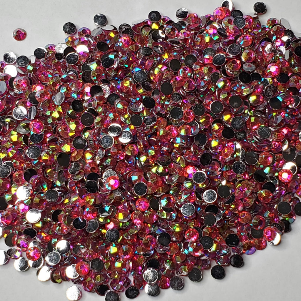 Strawberry Jam Rhinestones - 2mm - 6mm You pick Size