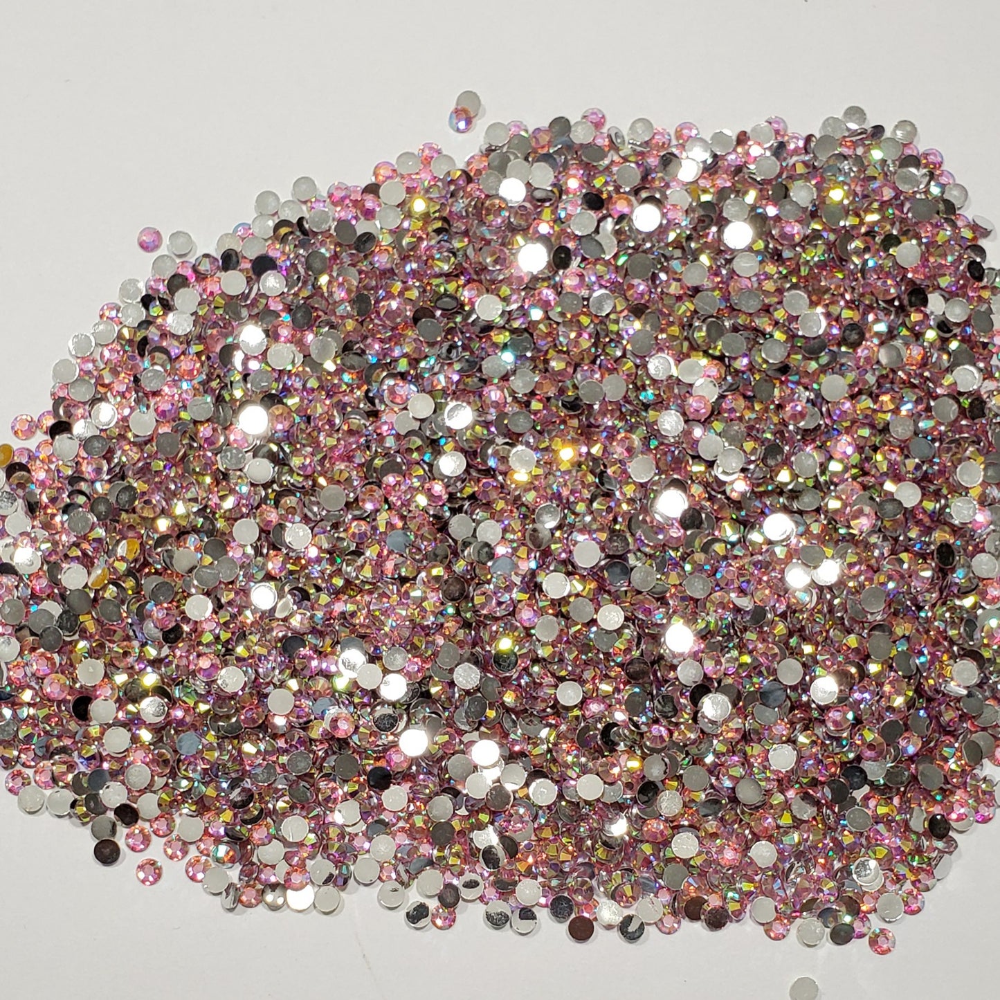 Pink Champagne Rhinestones - 2mm - 6mm You pick Size
