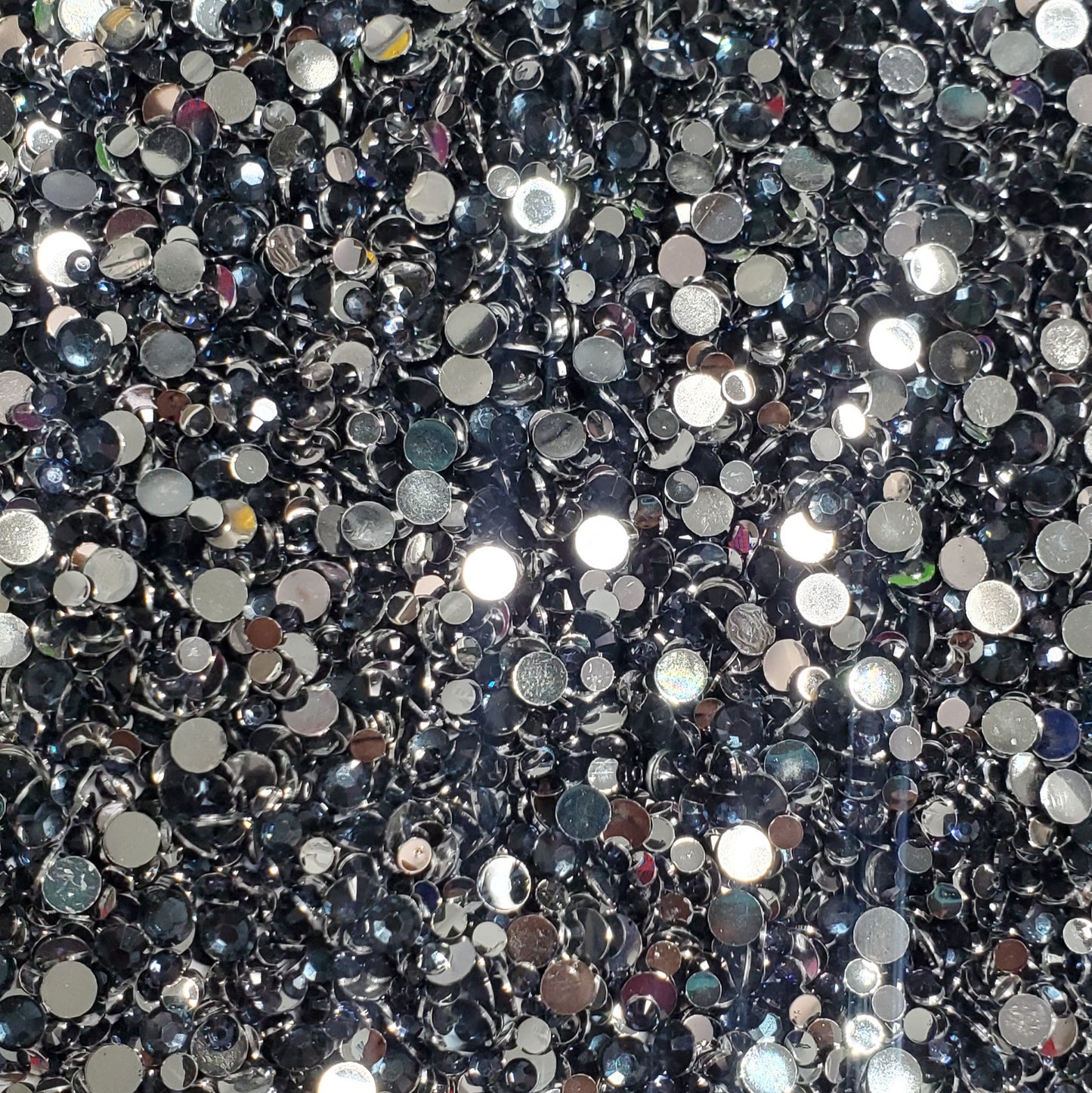 Navy Blue Rhinestones 2mm - 6mm You pick Size