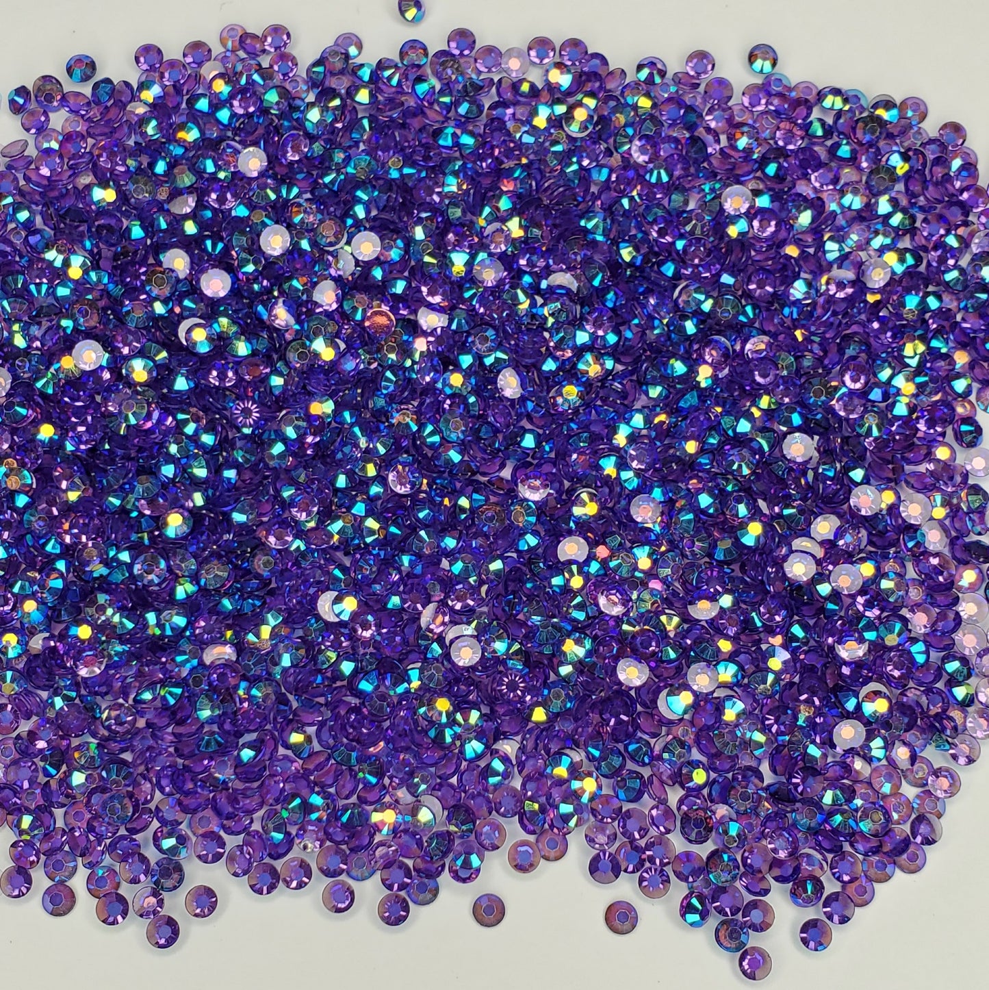Transparent Purple Rhinestones Jellies 2mm - 6mm You pick Size