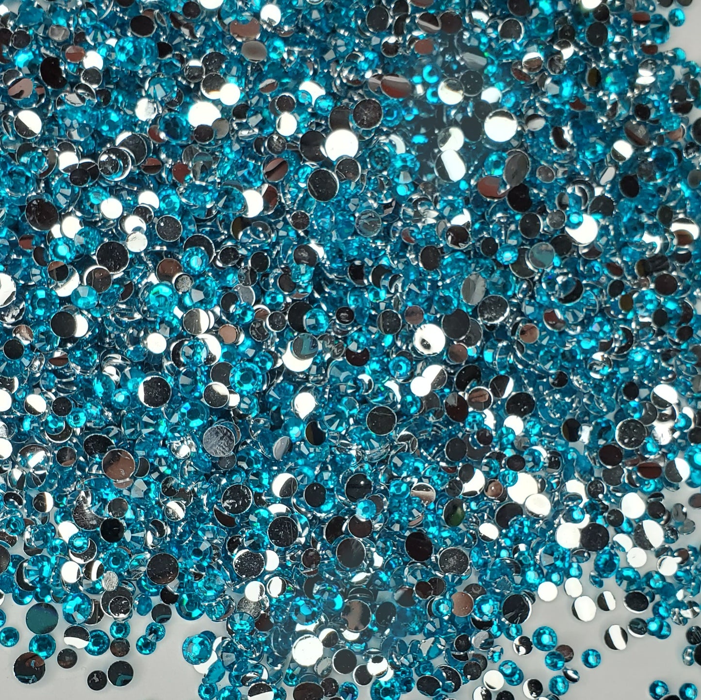 Turquoise Rhinestones 2m - 6mm you pick size