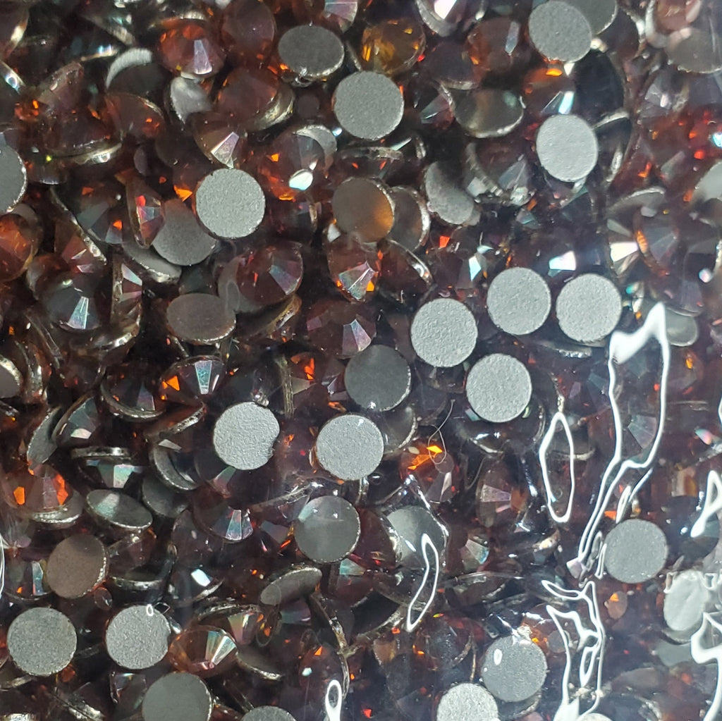 Burgundy Glass Stones