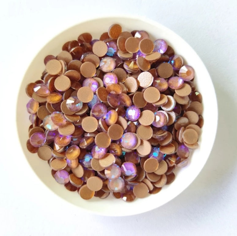 Glow in the Dark UV Reactive Brown Glass 1440