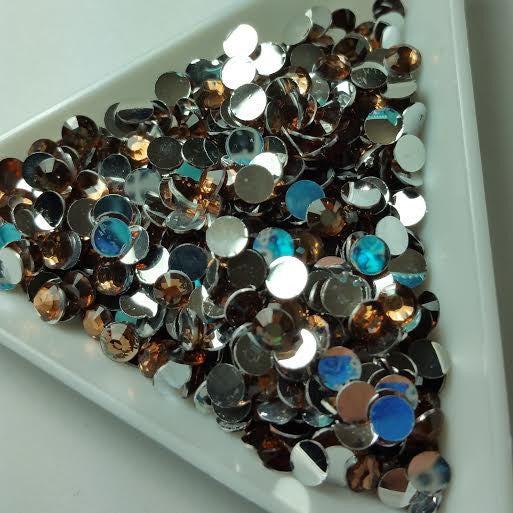 Brown Rhinestones 2mm - 5mm You pick Size