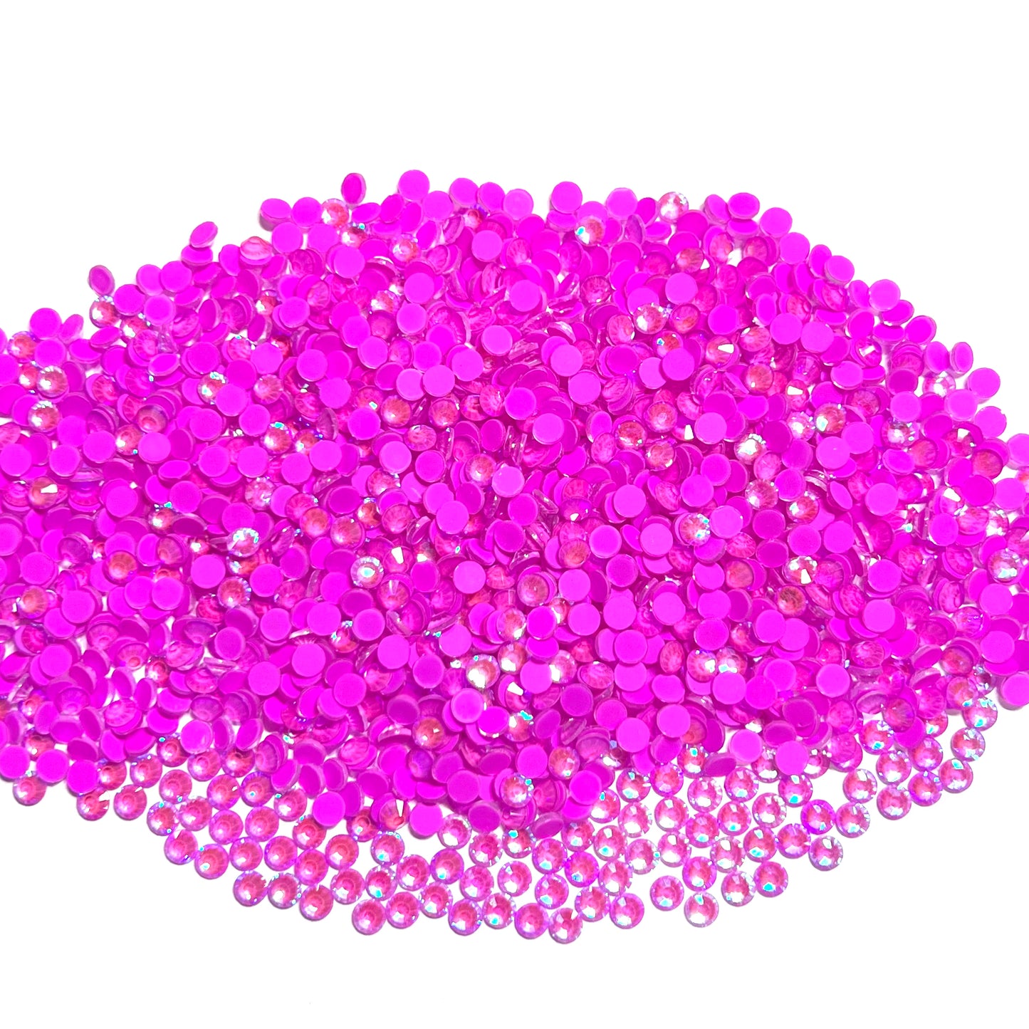 Glow in the Dark Magenta Glass