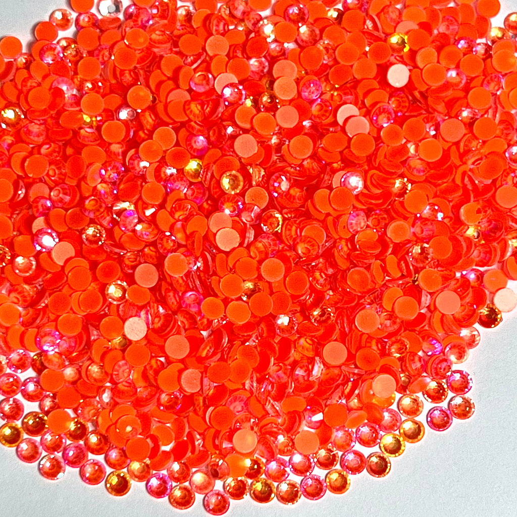Glow in the Dark Tangy Glass Rhinestones