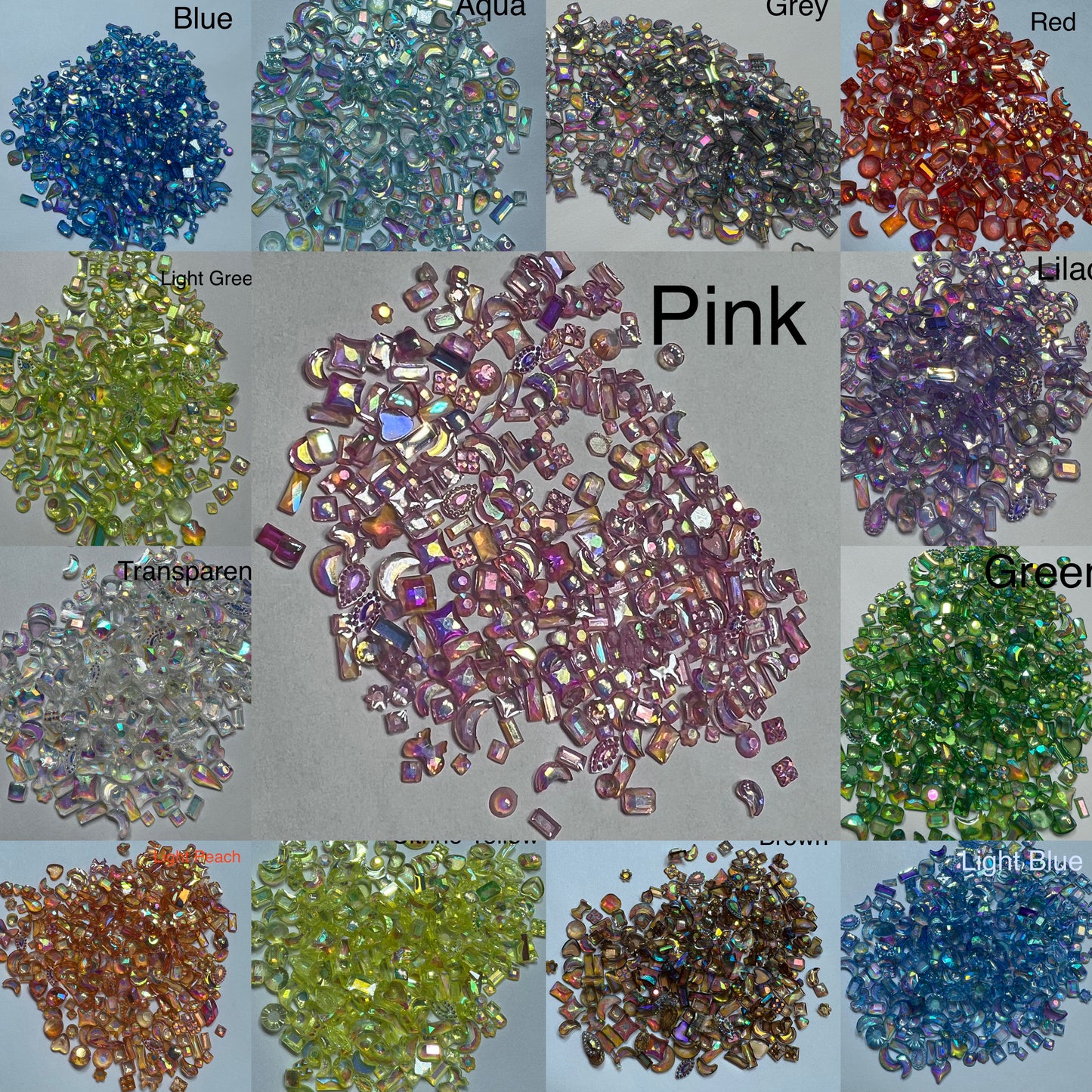 Mixed Shape Resin Rhinestones