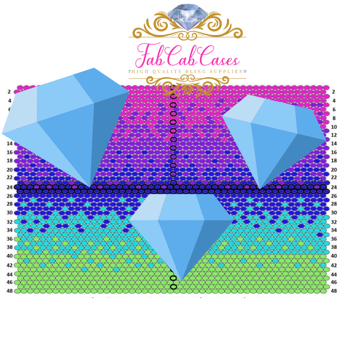 Ss20/5mm 5 Color Ombré Template