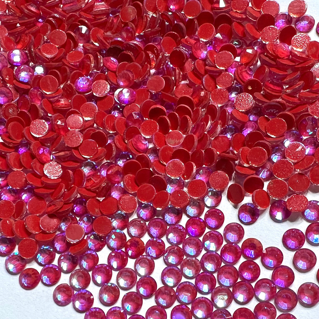 Mocha Ab Red Glass