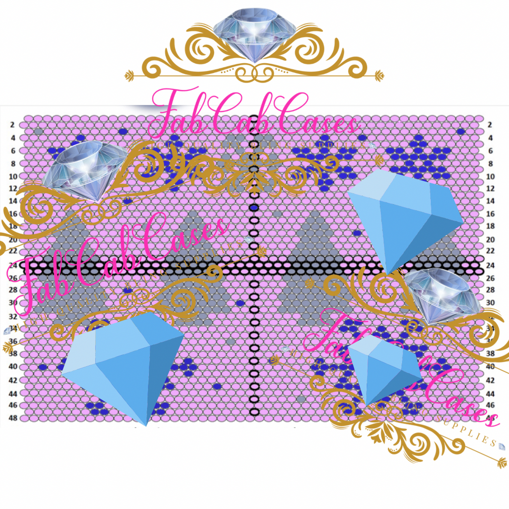 5mm/ss20 Trees and Snowflakes Template