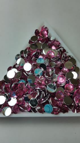 Pink Rhinestones 2mm - 6mm You pick Size