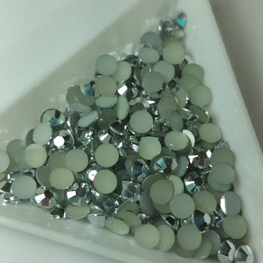 Silver Rhinestones 2mm - 6mm you pick size