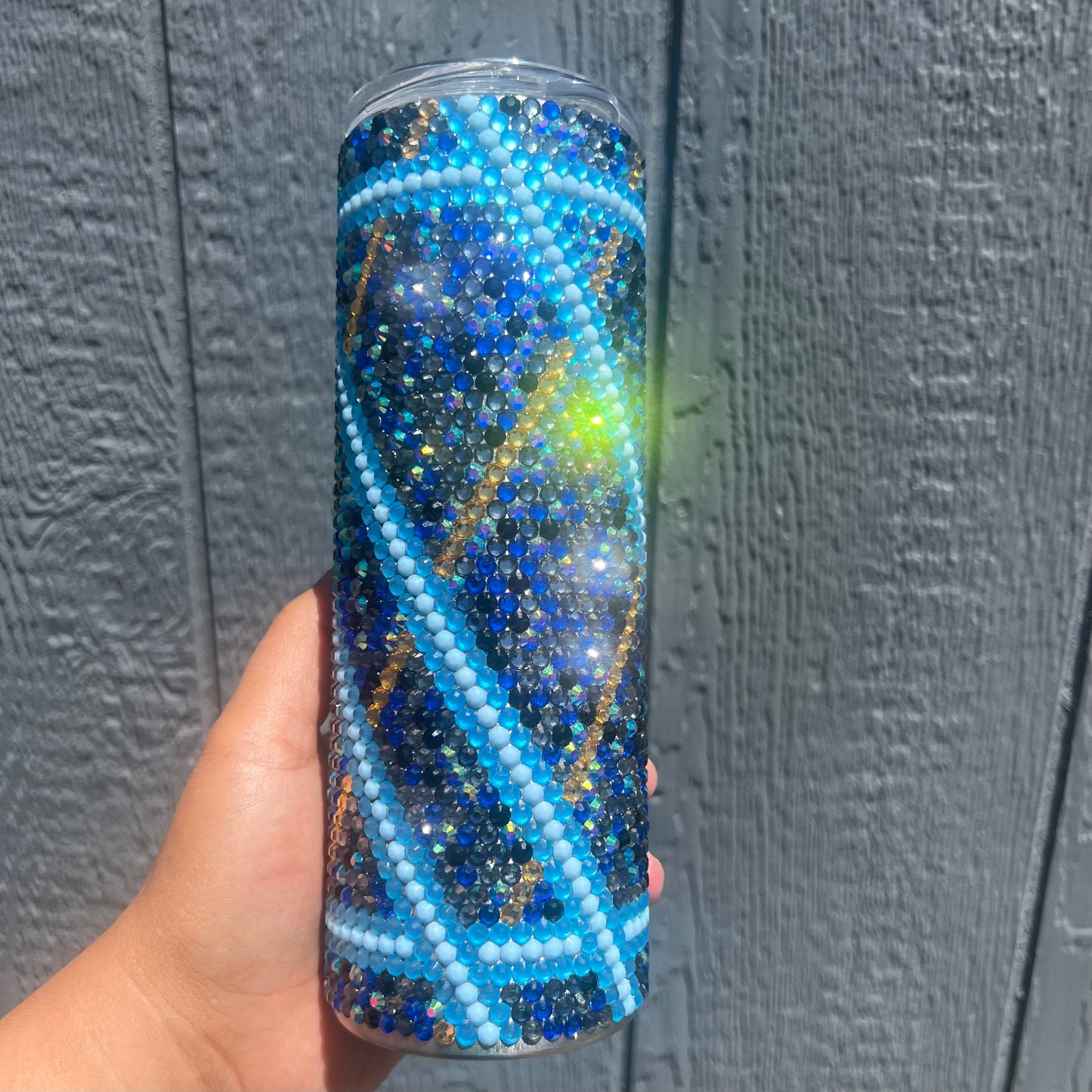 20oz Resin Blue Wrapped Up