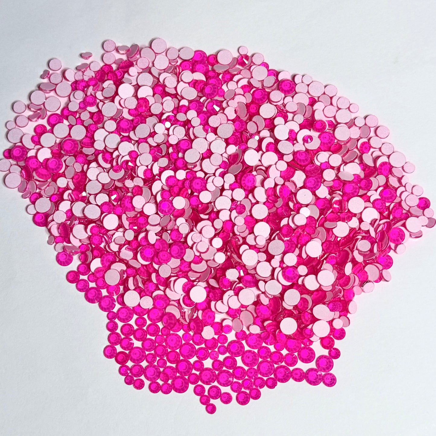 Neon Hot Pink Glass