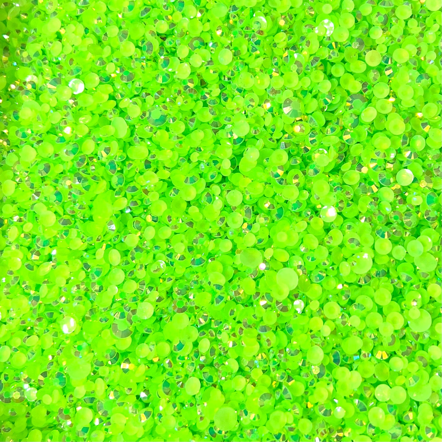 *AB Jelly Resin Rhinestone Scoop