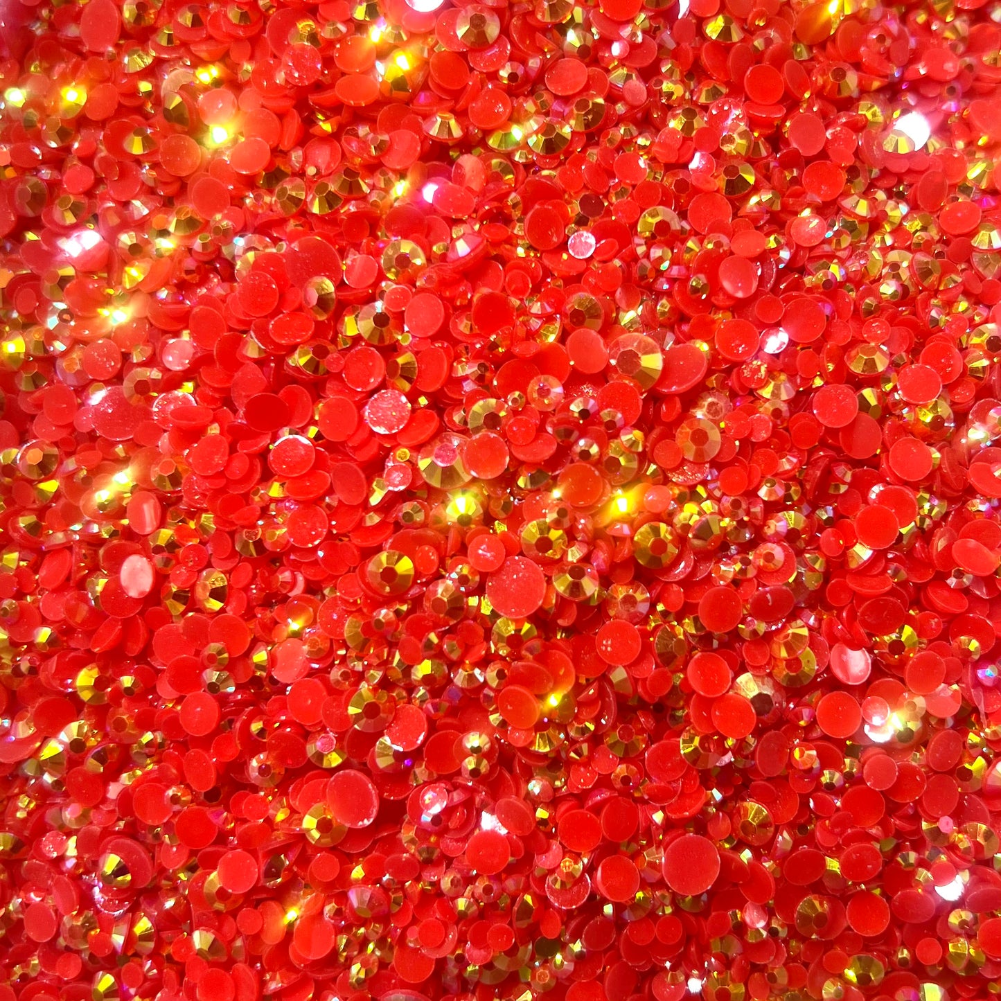 *AB Jelly Resin Rhinestone Scoop