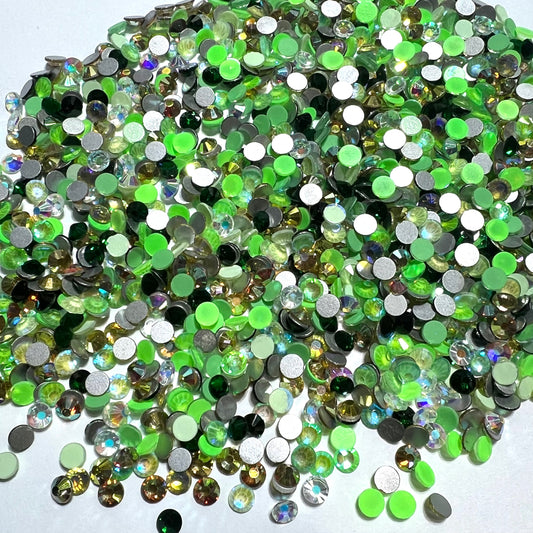 Geeen Glow Machine  Glass Kaleidoscope Mix