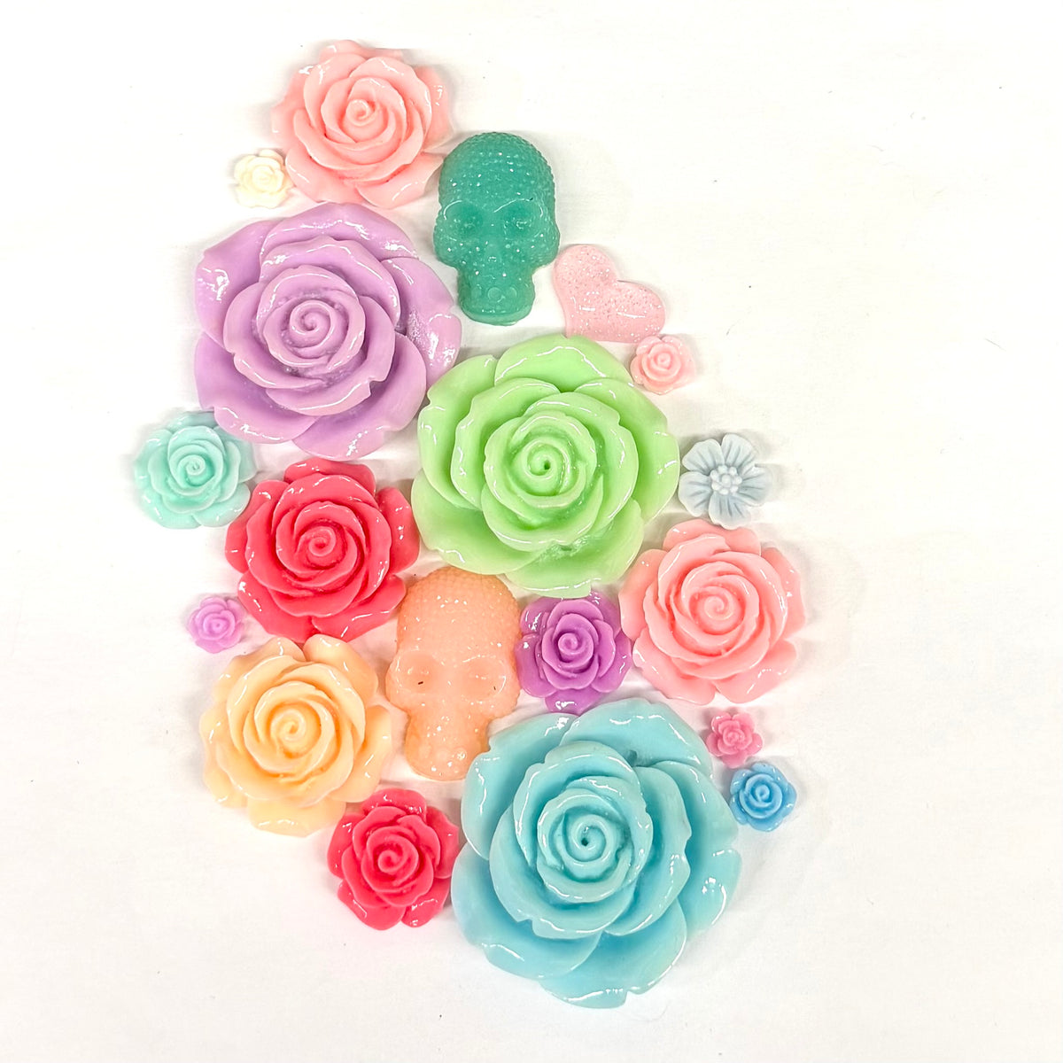 Flowers Skulls Pastel Bundle