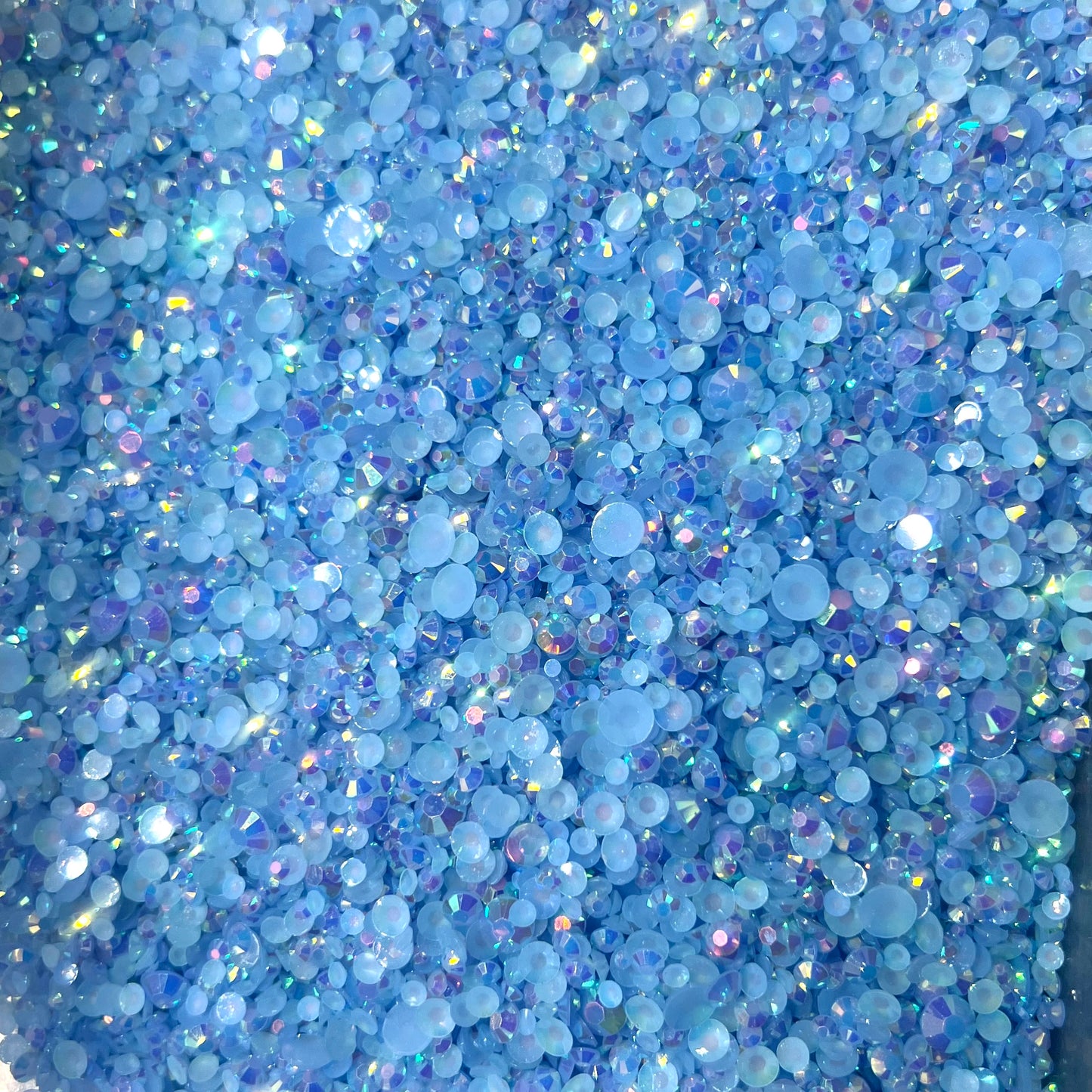 *AB Jelly Resin Rhinestone Scoop