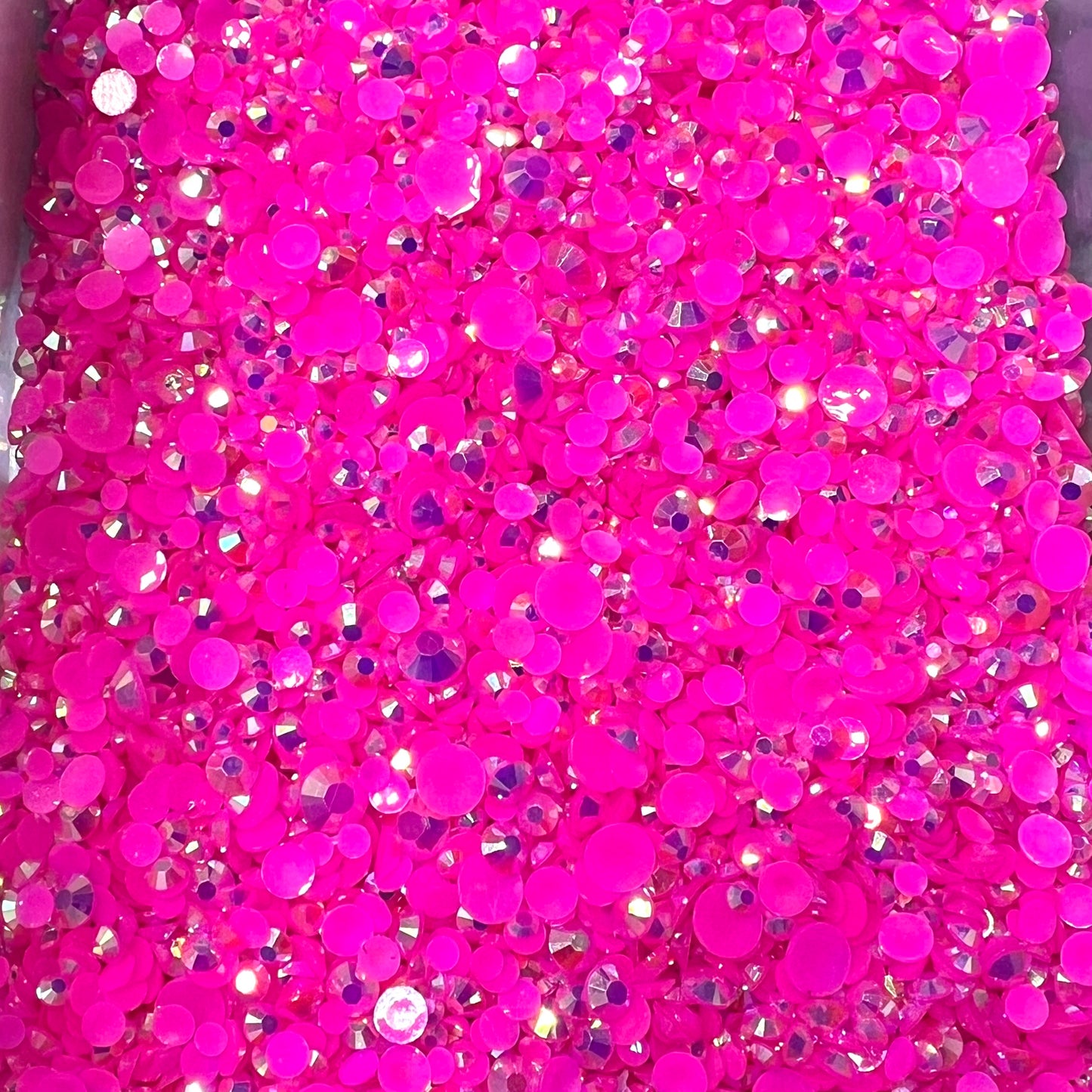 *AB Jelly Resin Rhinestone Scoop