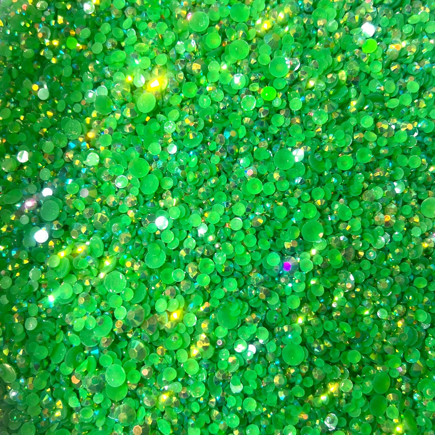 *AB Jelly Resin Rhinestone Scoop