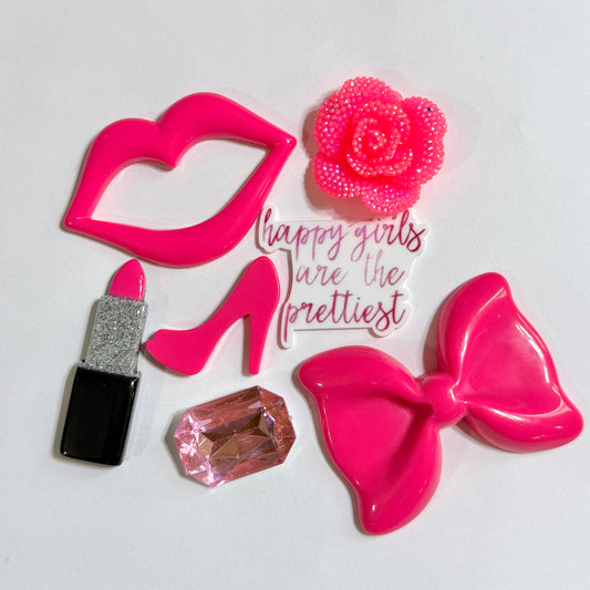 3D DIY Make UP Kit Hot Pink