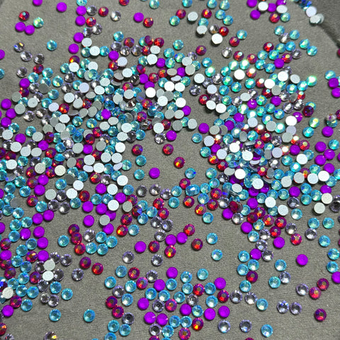 Tumbler Glass Kaleidoscope Starter Kit- purple Peony