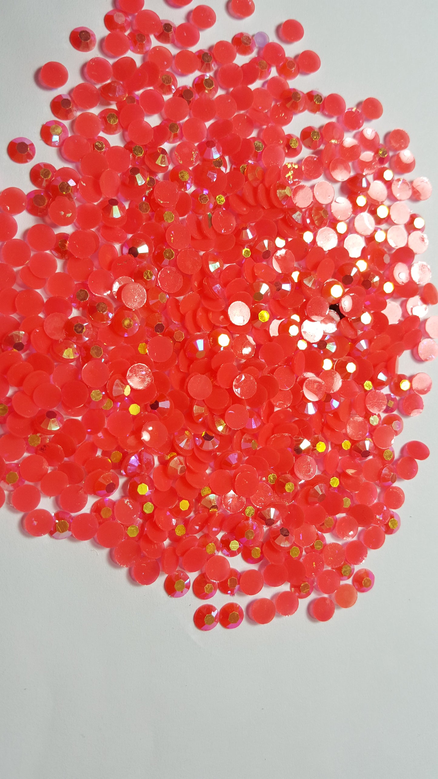Red ab Rhinestones - Jellies 2mm - 5mm You pick Size
