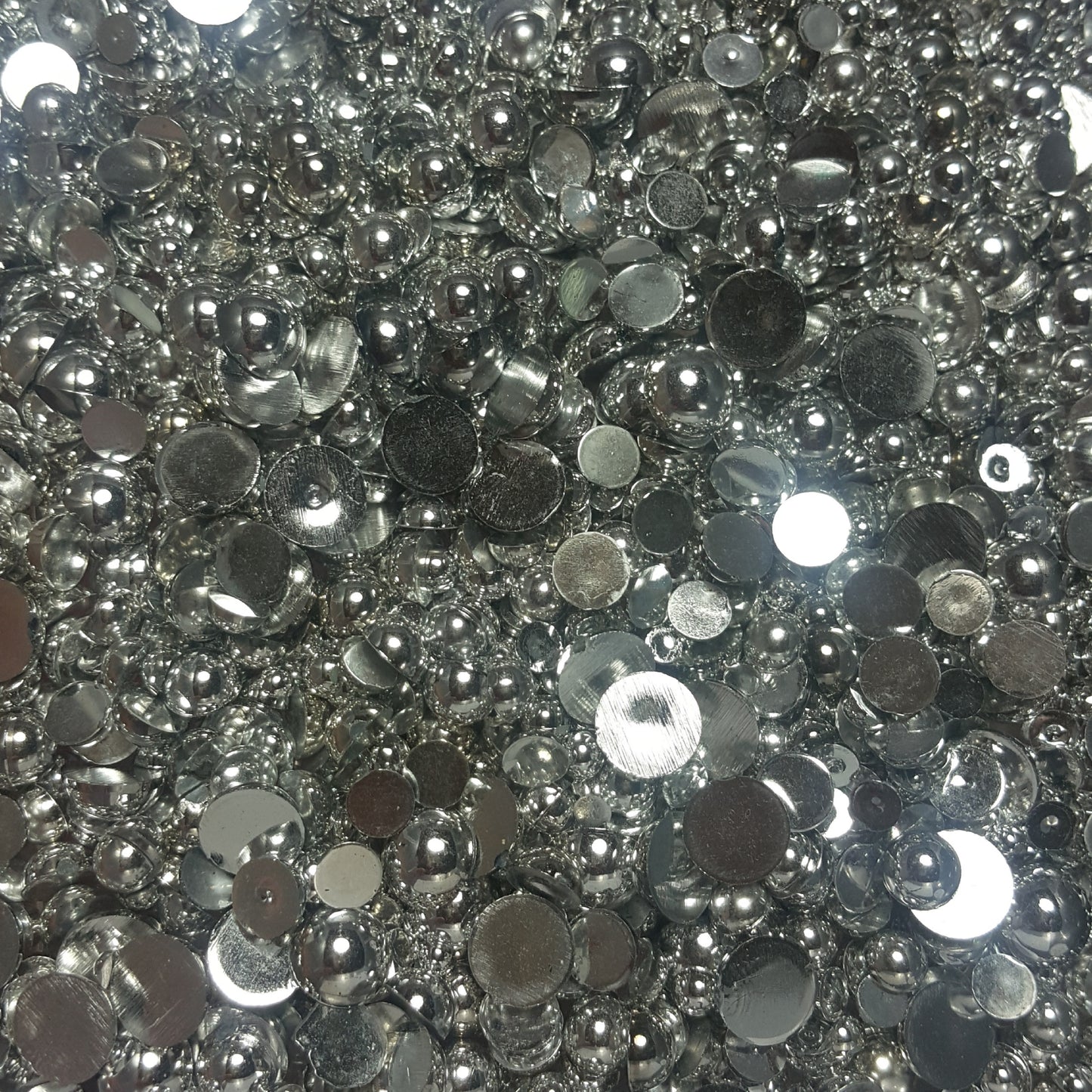 Metalic Silver Pearls