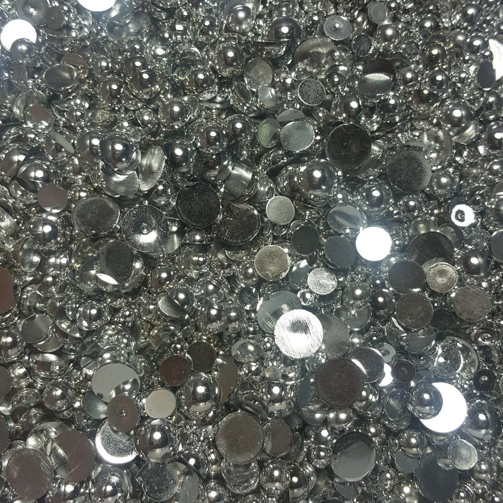 Metalic Silver Pearls