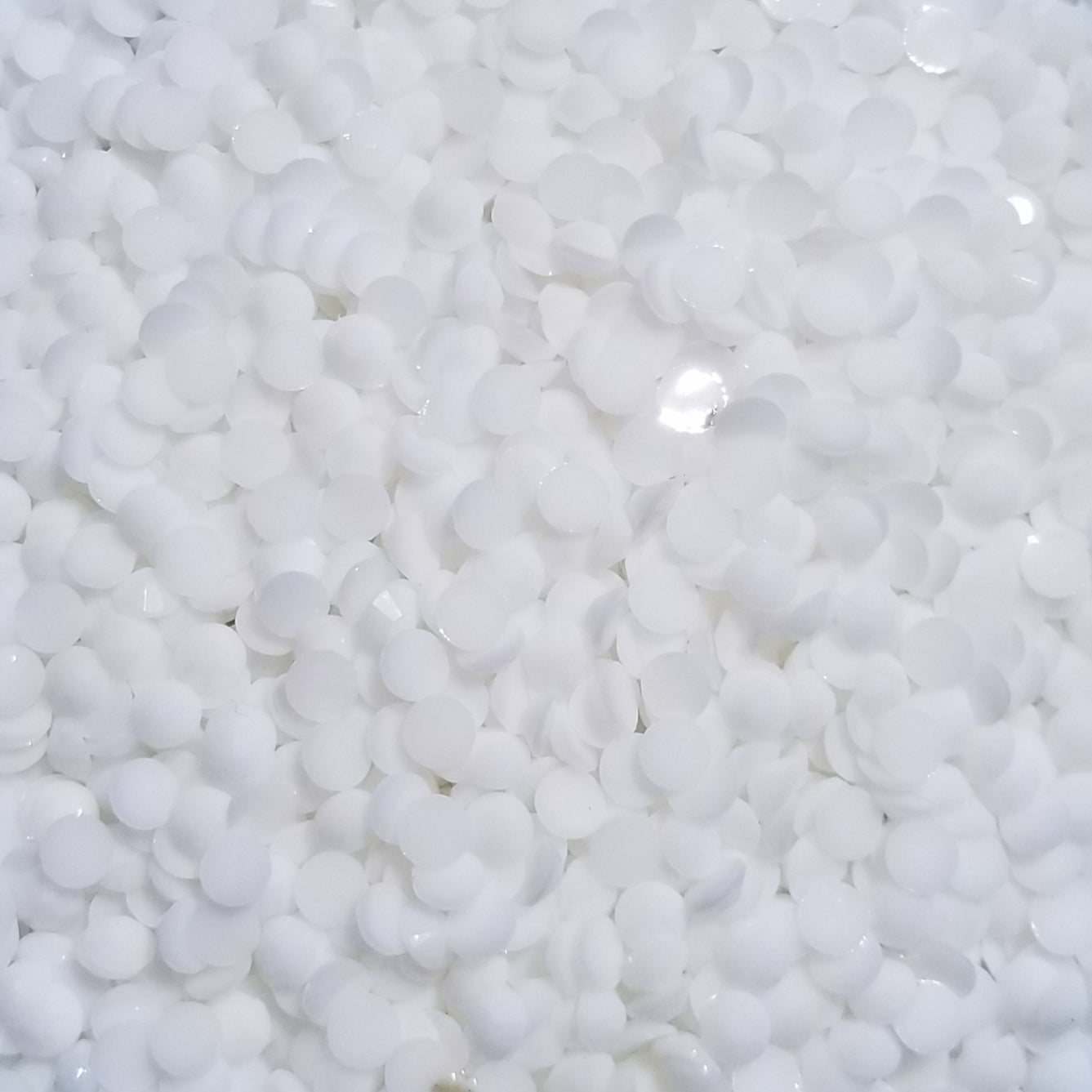 White Rhinestones Jellies 2mm - 6mm You Pick Size