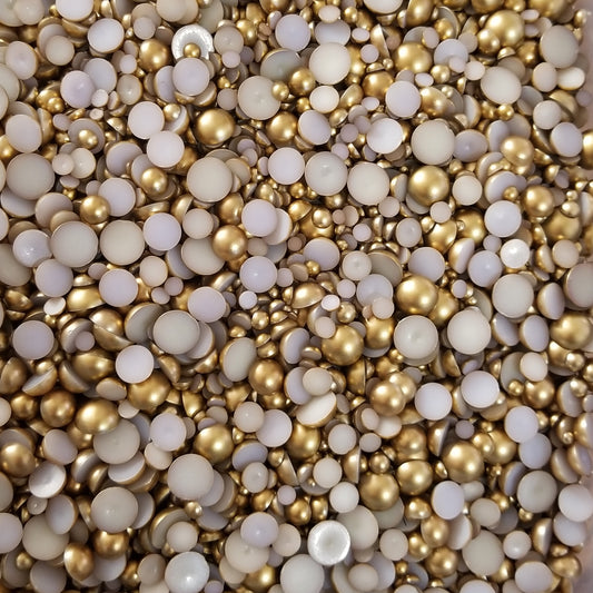 Matte Gold Pearls