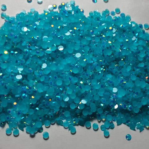 Aqua ab Rhinestones 2mm-6mm you select size