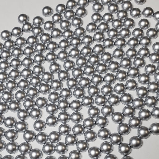 Matte Silver Pearls