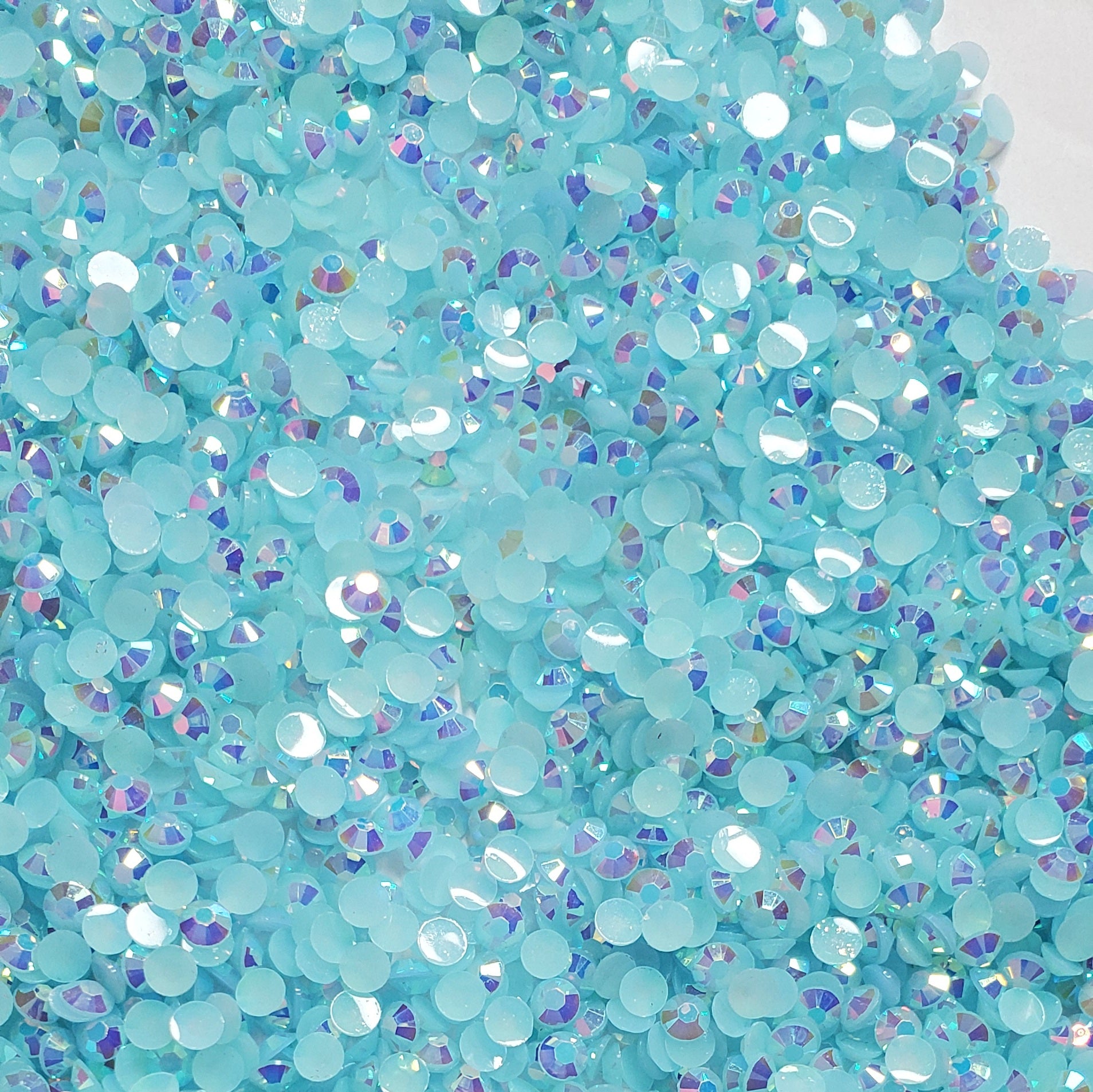 Light Blue Ab Rhinestones - Jellies 2mm - 6mm You pick Size – Fabcabcases